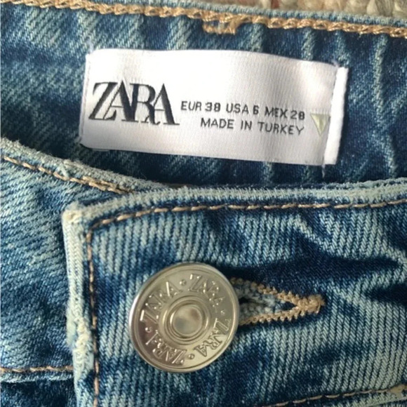 🆕 Zara Slim High Rise Ankle Jeans - Picture 9 of 11